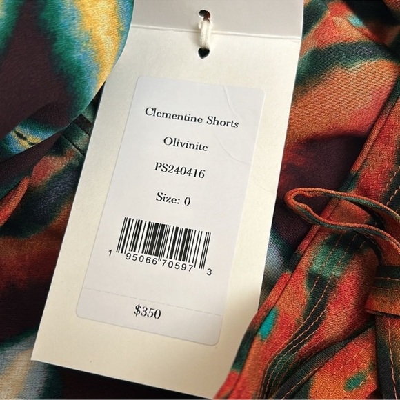 NWT Ulla Johnson Rosie Short Sleeve Top/Clementine Shorts Olivinite Coord Set 0 - Picture 8 of 12